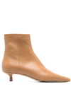 AEYDE SOPHIE 35MM LEATHER ANKLE BOOTS
