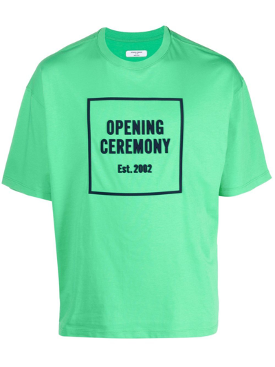 Opening Ceremony Logo-print T-shirt In 绿色