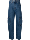 REMAIN TAPERED-LEG CARGO JEANS
