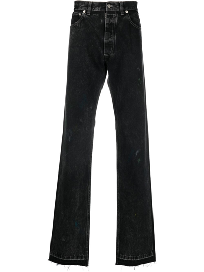 Maison Margiela Straight-leg Jeans In Black