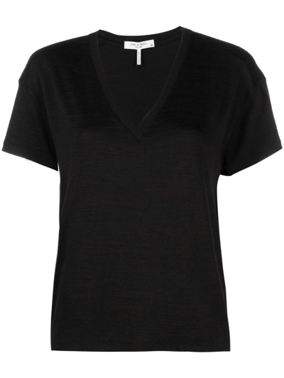 Rag & Bone Short-sleeve T-shirt In 黑色
