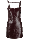 Courrèges Sleeveless Panelled Minidress In 红色