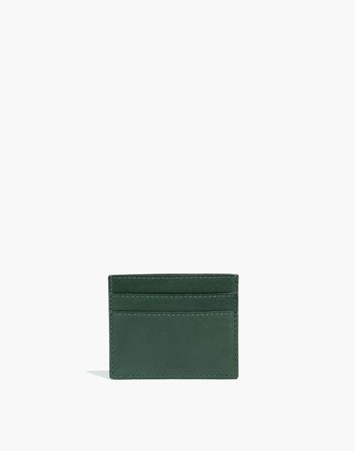 Mw The Leather Card Case In Forest