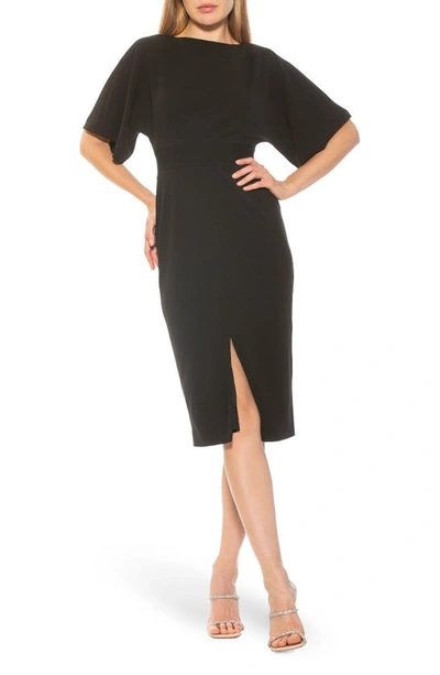 Alexia Admor Mila V-back Dress In Black