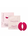 Wander Beauty Baggage Claim Eye Masks In Festive Fuchsia