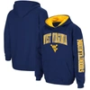 Colosseum Youth  Navy West Virginia Mountaineers 2-hit Team Pullover Hoodie In Navy