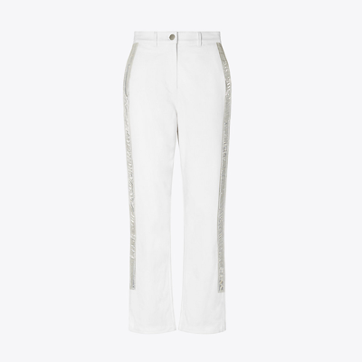 Tory Sport Tory Burch Reflective Panel Pant In New Ivory