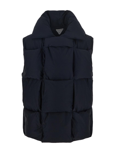 Bottega Veneta Tech Nylon Vest Gilet In Blue