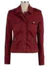 Kut From The Kloth Amanda Boxy Jacket - Front Flap Pockets In Bordeaux In Blue