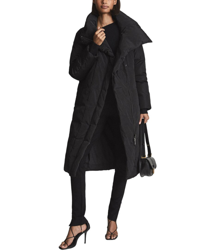 Reiss Maura Long Puffer Coat In Nocolor