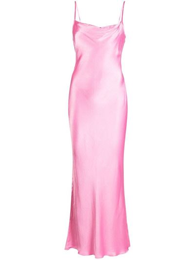 Bec & Bridge Cutout-detail Slip Dress In Pink