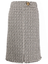 LANVIN TWEED PENCIL SKIRT