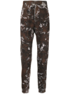 AVANT TOI MARBLED TAPERED TRACK PANTS