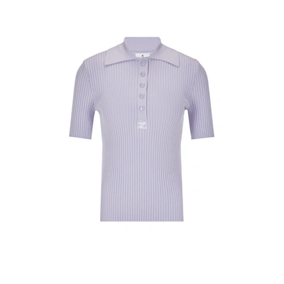 Courrèges Polo En Maille