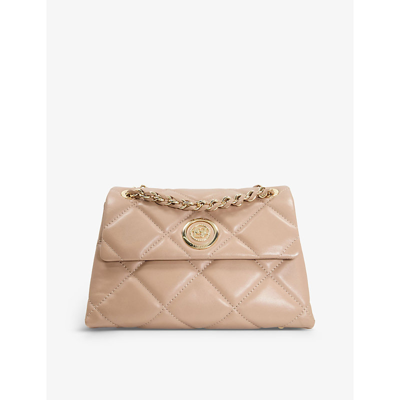 Dune Duchess Medium Quilted-leather Shoulder Bag In Taupe-leather