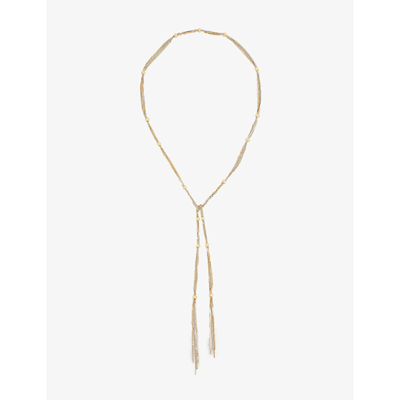 Claudie Pierlot Anouer Gold-toned Brass Necklace In Metalliques