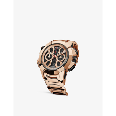 Jacob & Co. Ec323.42.ac.aa.a40aa Epic X Chrono Gold 18ct Rose-gold Automatic Watch In Rose Gold