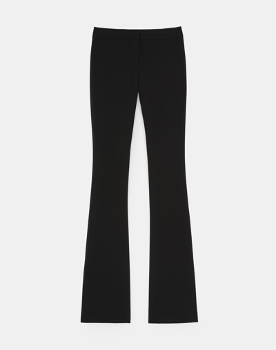 Lafayette 148 Compact Stretch Viscose Waldorf Flared Pant In Black