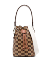 MOREAU MONOGRAM-PRINT BUCKET BAG