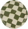 HENRY HOLLAND STUDIO GREEN & WHITE CHECK SIDE PLATE