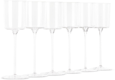 Ichendorf Milano Arles Stemmed Wine Glass Set, 6pcs In Clear