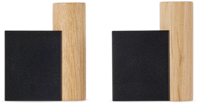 Muuto Black Attach Coat Hook Set