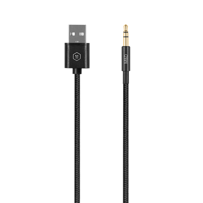 Master & Dynamic® ® 2m Usb-c To 3.5mm Braided Audio Cable - Black In Color<lsn_delimiter>