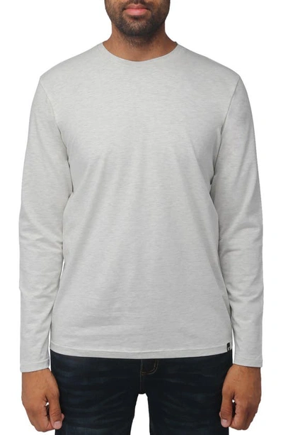 X-ray Crew Neck Long Sleeve T-shirt In Oatmeal