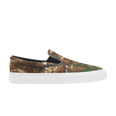 Pre-owned Converse Realtree Camo X One Star Cc Pro Slip Cons Low 'brown' In Black