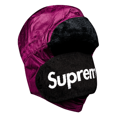 Pre-owned Supreme Tech Trooper 'plum' In Purple