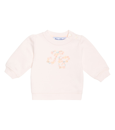 Tartine Et Chocolat Baby Sweatshirt Aus Baumwoll-jersey In Pink
