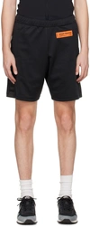 Heron Preston Black Nf Shorts In Black