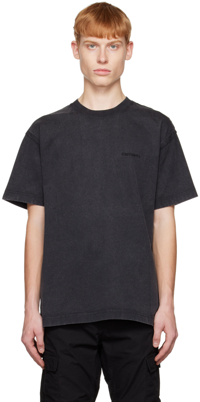 Carhartt Black Marfa T-shirt In 89fq Black