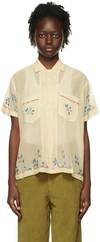 BODE BEIGE SEQUINED SHIRT