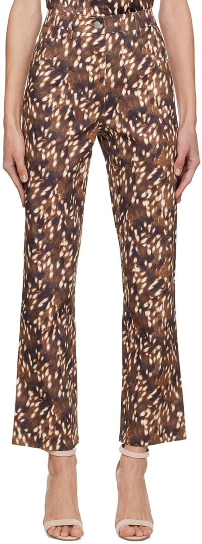 Miaou Brown Junior Trousers In Bambi