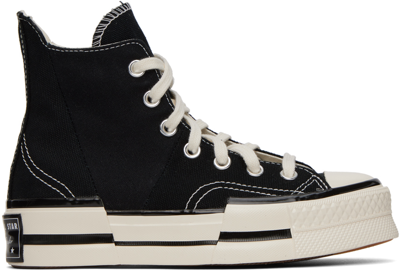 Converse Black Chuck 70 Plus Sneakers In Black/egret/black