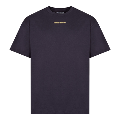 Opening Ceremony Graphic-print Cotton T-shirt In Navy