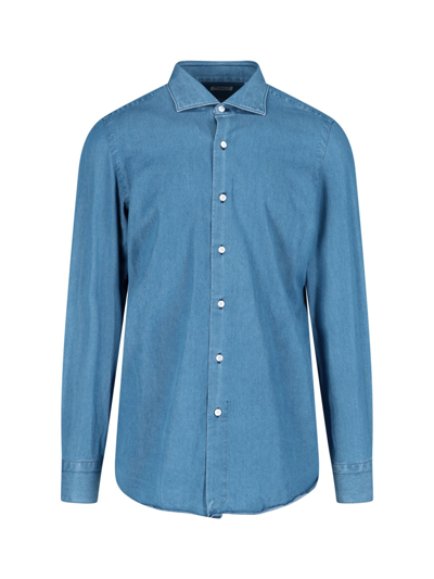 Finamore 1925 Finamore Shirts Blue