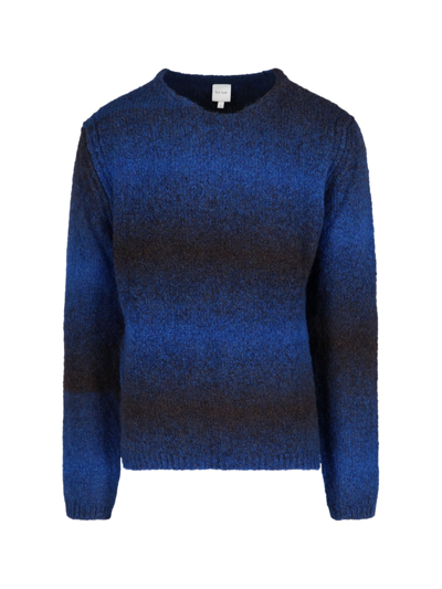 Paul Smith Alpaca-blend Gradient Sweater In Blu