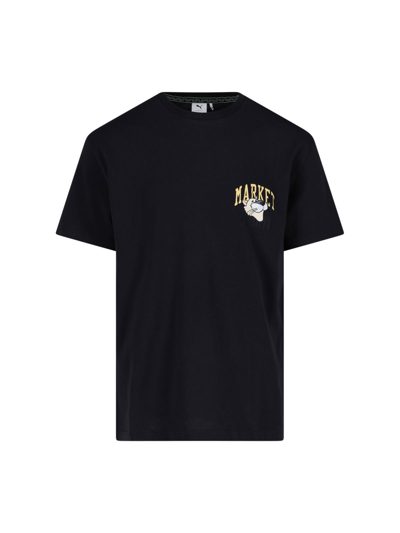 Puma X Market T-shirts In Nero