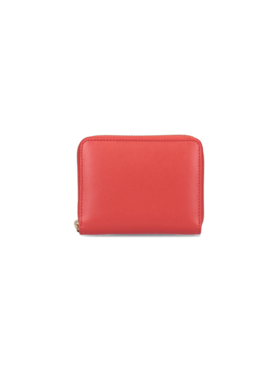 Comme Des Garçons Small Wallet In Rosso