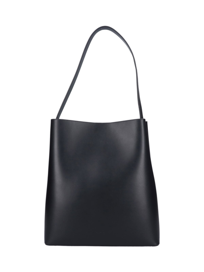 Aesther Ekme Sac Leather Tote Bag In Nero