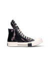 Rick Owens Drkshdw X Converse Drkstar High Top Sneakers - Unisex - Cotton/rubber In Nero