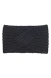 Ugg Twist Knit Headband In Black