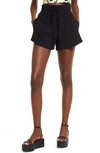 OPEN EDIT TIE WAIST PULL-ON SHORTS