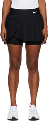 Nike Logo-waistband Pleated Tennis Skirt In Black