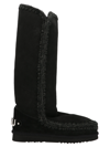 Mou Eskimo 40 Rhinestones Logo Boots In Black