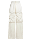 Off-white Duchesse Cargo Trousers In White