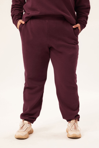 Girlfriend Collective Wine 50/50 Classic Jogger