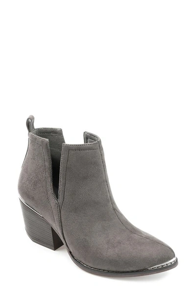 Journee Collection Issla Bootie In Grey